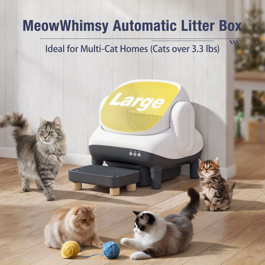 MeowWhimsy S7 Pro Automatic Self-Cleaning Cat Litter Box