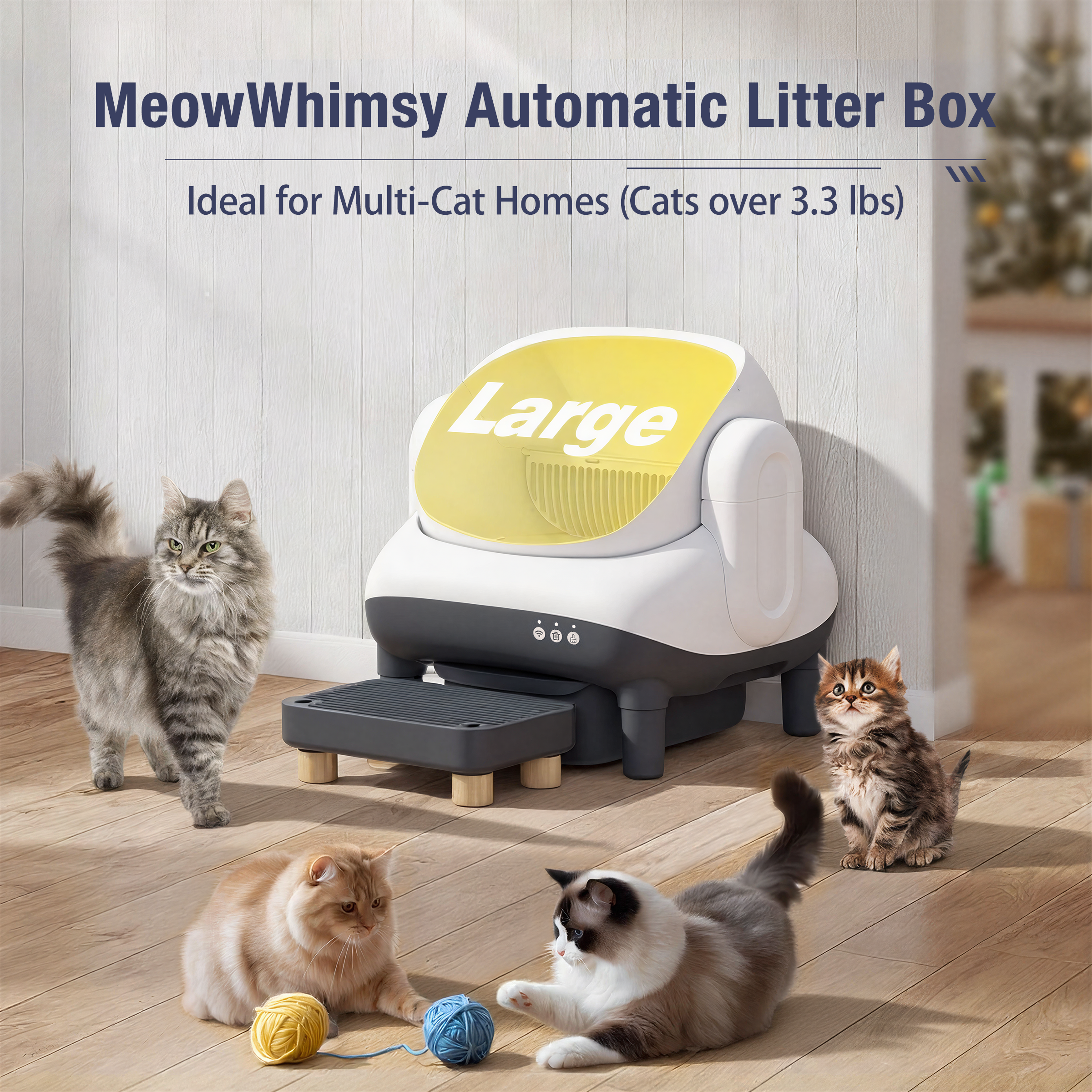 MeowWhimsy S7 Pro Automatic Self-Cleaning Cat Litter Box