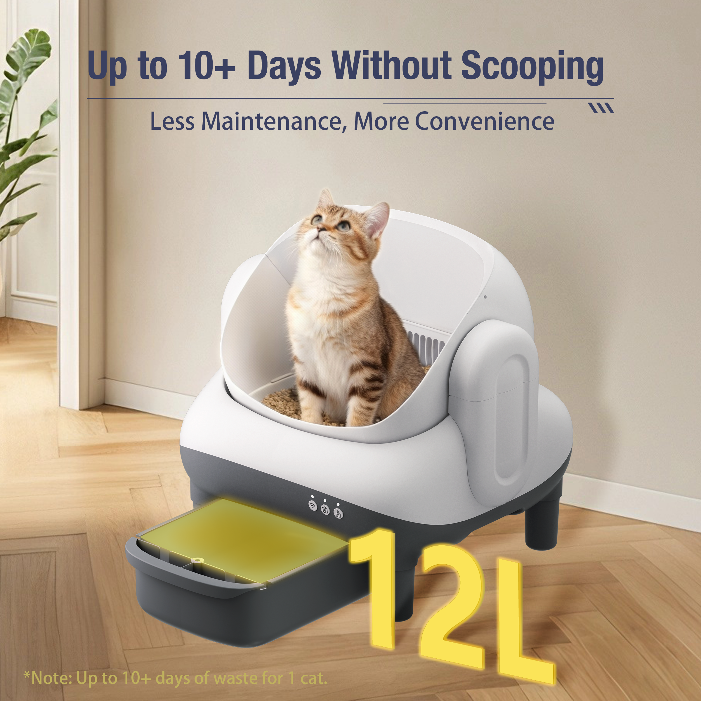 MeowWhimsy S7 Pro Automatic Self-Cleaning Cat Litter Box