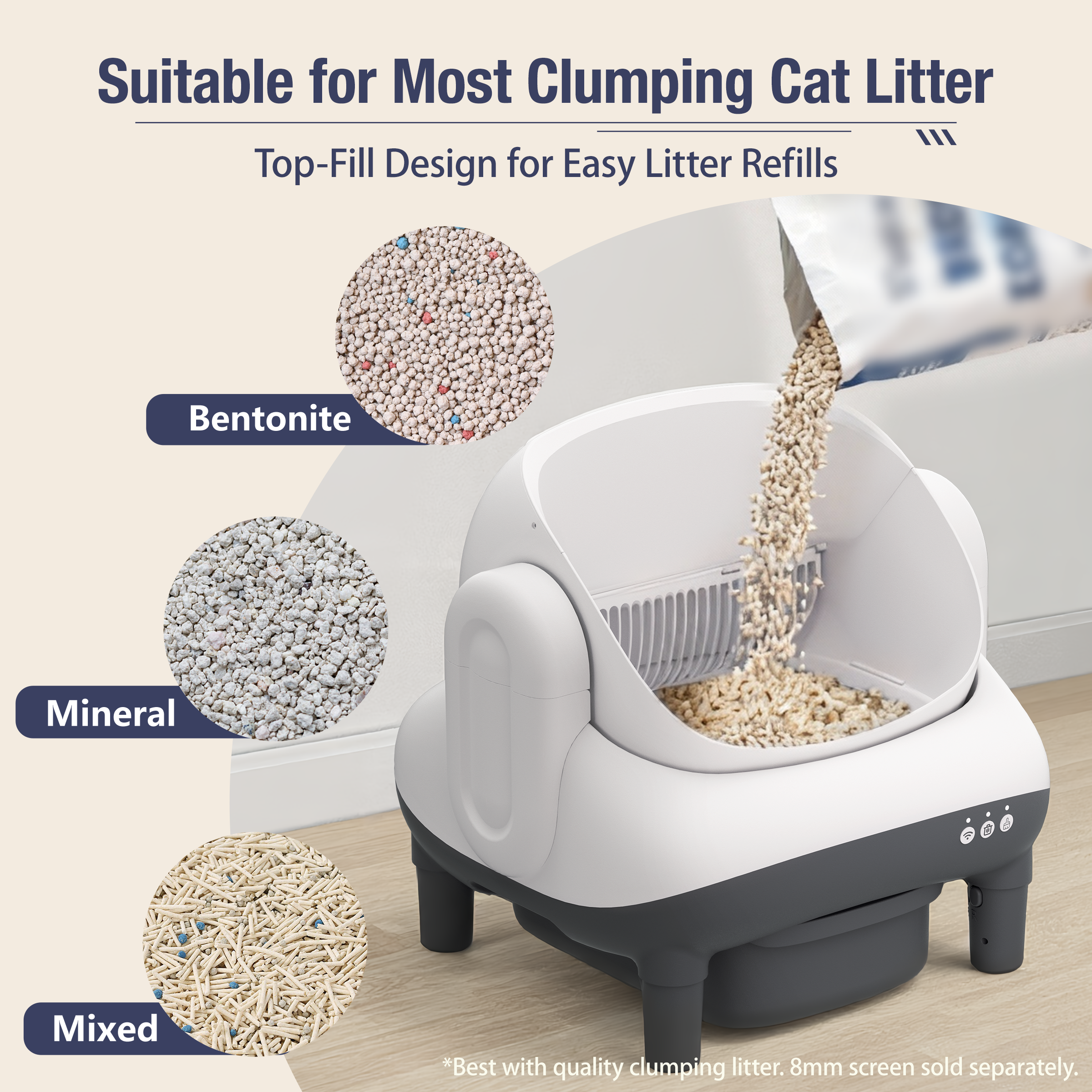 MeowWhimsy S7 Pro Automatic Self-Cleaning Cat Litter Box